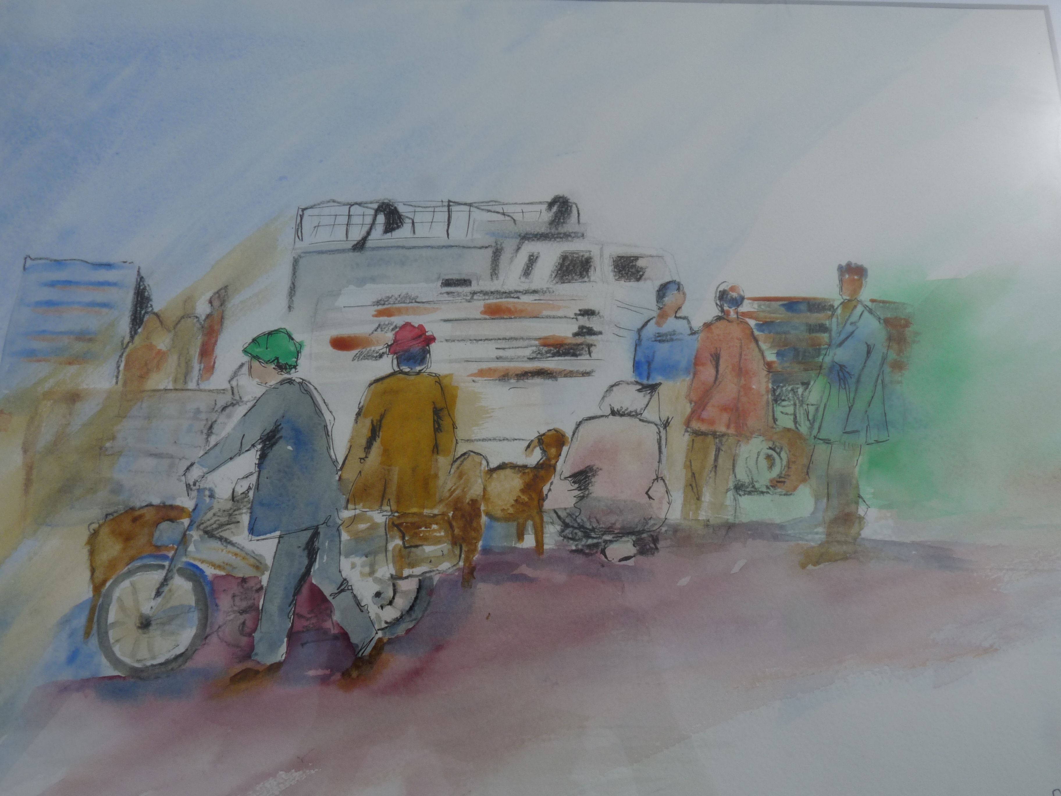 Marché aux moutons au Maroc