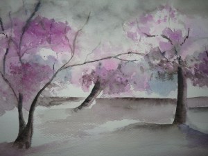 Pêchers en fleursP1020271